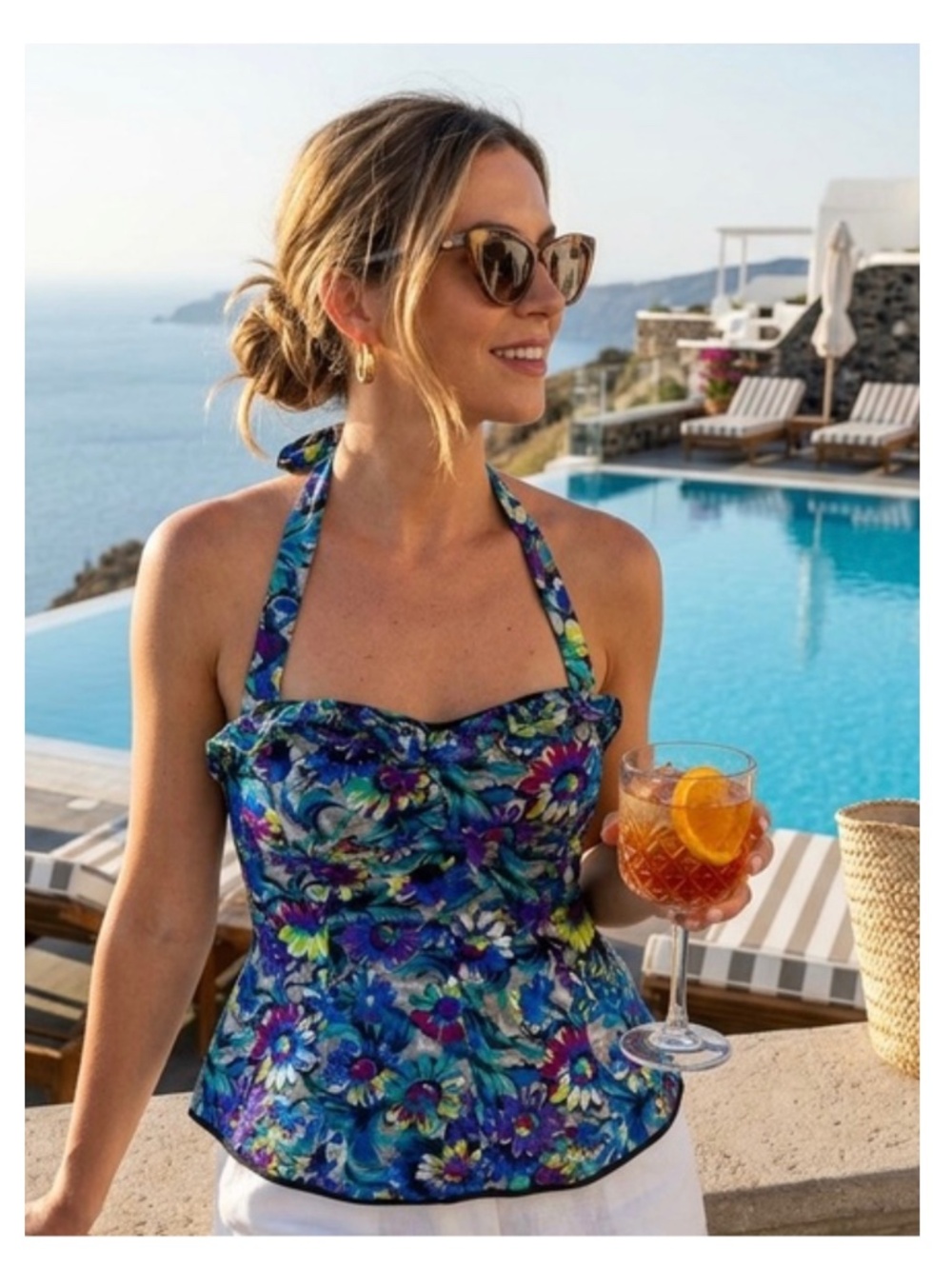 Anthropologie Odille Halter Top